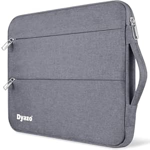 Dyazo Water Resistant Laptop Sleeve with Handle Compatible for 15 Inch to 15.6" Inches laptops & Notebooks - Grey